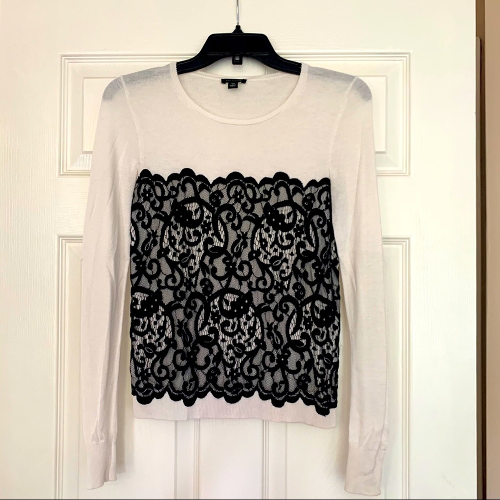 Ann Taylor lace sweater